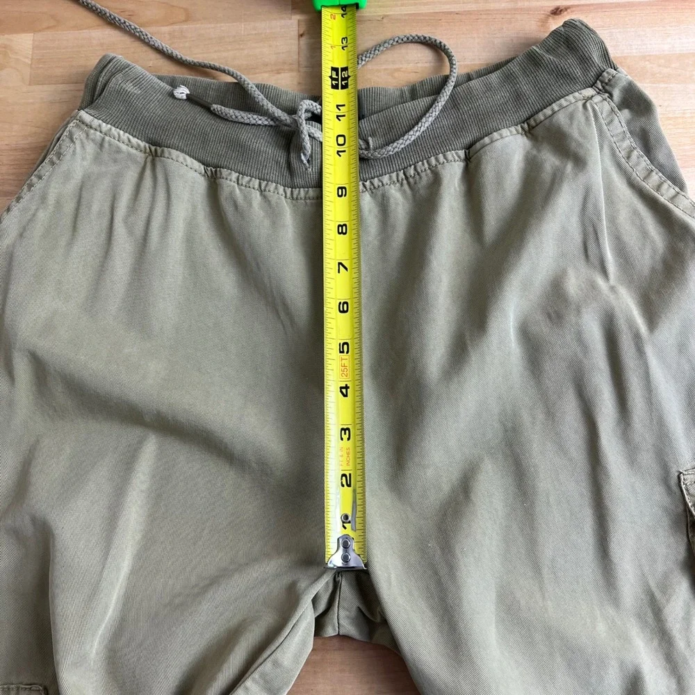 Young Fabulous & Broke Cargo Jogger Pants‎ Size Medium Khaki Tencel Utility